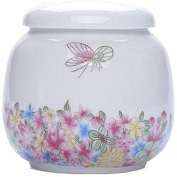 Enamel Ceramic Scented Snack Storage Jar/Sealed Tank/Green Tea Tank Can/Candy Pot/Tea Caddy/Porcelain Canister Tin Capacity 200g