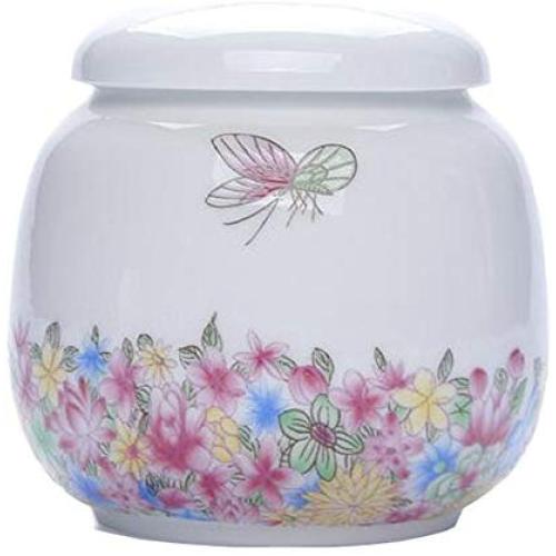 Enamel Ceramic Scented Snack Storage Jar/Sealed Tank/Green Tea Tank Can/Candy Pot/Tea Caddy/Porcelain Canister Tin Capacity 200g