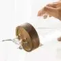 Glas-Bewahrgläser mit Deckel, große Kapazität, Candy-Gläser, Teebehälter, 330 ml - Dosen mit Verschluss für Küche und Lebensmittel.
