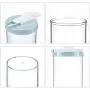 Boîte de Rangement Hermétique pour Céréales, Riz, Contenants pour Bouteilles et Pots de Cuisine, Transparente (Bleu) Boîte de Rangement Hermétique pour Céréales, Riz, Contenants pour Bouteilles et Pots de Cuisine, Transparente (Bleu)