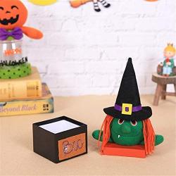 PBZYDU Halloween Candy Jar, Storage Box Decor for Candy Chocolate Gift Snacks Party(Witch)