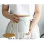 Contenant de Rangement HHXQXB pour Aliments, Pot à Épices, Tasse, Café, Épices, Sucre, Sel et Plus encore avec Revêtement Mat, WearCO2 et Préserve la Fraîcheur des Aliments (Blanc)
