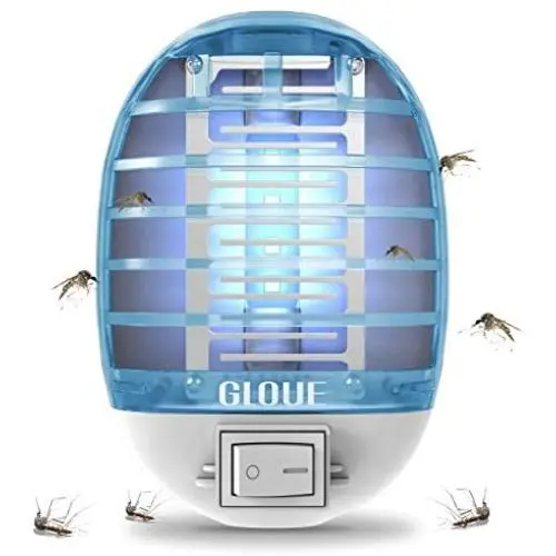 GLOUE Bug Zapper, Mosquito Killer Electronic Insect Killer Fly Trap Indoor, Electric Mosquito Zapper with Blue Lights for Home, Kitchen, Bedroom, Baby Room, Office GLOUE Bug Zapper, Mosquito Killer Electronic Insect Killer Fly Trap Indoor, Electric Mosquito Zapper with Blue Lights for Home, Kitchen, Bedroom, Baby Room, Office