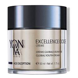 YON-KA - AGE EXCEPTION EXCELLENCE CODE CREME (1.75 Ounces / 50 Milliliters) - Unique and Specialized Anti-Aging Cream Designed for Mature and Hormonally Imbalanced Skin Types