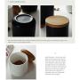 Pukido Nordic Style Sealed Ceramic Storage Jar Spices Tank Container for Food Coarse Cereals with Lid Bottle Coffee Tea Caddy Kitchen - (Color: White S)
