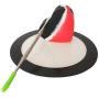 SZBS A Set Silicone Container Round Mat 17ml Heart-shape Container Wax Oil Container Concentrate Storage Container Wax Silicone Jar With a Metal Rod (Black, 1)