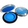 1 Pcs Non-Stick Silicone Wax Dab Containers 10 ml Multi Use Storage Jars - Blue