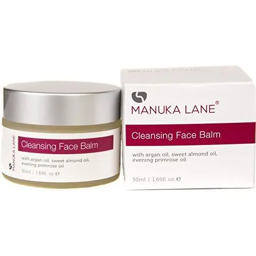 Natürlicher Reinigungsbalsam mit Argan, Mandel, Jojoba und Nachtblohmayöl | Feuchtigkeit spendet und müde Haut während der Reinigung von Make-up, Schmutz und Ablagerungen beruhigt.