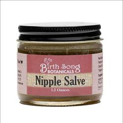 Birth Song Botanicals Organic Nipple Cream for Breastfeeding Mothers,1.5 Ounce jar