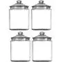 Bocal de Rangement Heritage Hill 1 Gallon, Lot de 4 - Anchor Hocking 102806 Bocal de Rangement Heritage Hill 1 Gallon, Lot de 4 - Anchor Hocking 102806