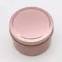 UPKOCH 5Pcs Round Candle tins Candy Jars with lids Storage tin Boxes Tea Storage Container - 6.5x4.5cm 100ml,3.5oz (Rose Gold)