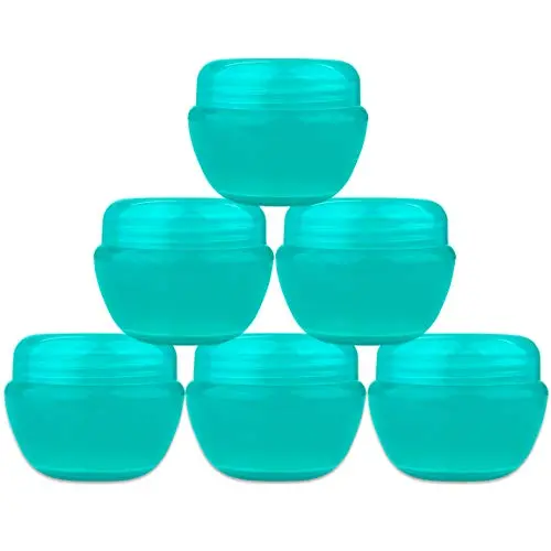 Beauticom 36 Pieces 30G/30ML (1 Oz) Teal Frosted Container Jars with Inner Liners for Scrubs, Oils, Salves, Creams, Lotions, Medication, Cosmetics - BPA Free Beauticom 36 Pieces 30G/30ML (1 Oz) Teal Frosted Container Jars with Inner Liners for Scrubs, Oils, Salves, Creams, Lotions, Medication, Cosmetics - BPA Free