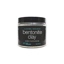 Bentonite Clay Food Grade Organic - 1 LB, Internal Detoxifying Bentonite Clay Powder - Facial Mask, Pore Minimizer | Spark Naturals - Internal Detox, Face Care, Masks, Deep Cleansing, Hair Growth