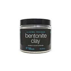 Bentonite Clay Food Grade Organic - 1 LB, Internal Detoxifying Bentonite Clay Powder - Facial Mask, Pore Minimizer | Spark Naturals - Internal Detox, Face Care, Masks, Deep Cleansing, Hair Growth