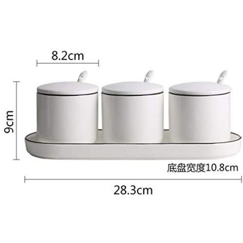 Spice storage containers,Small spice jars Porcelain condiment jar Storage containers Spice jars bulk-A