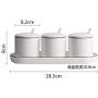 Spice storage containers,Small spice jars Porcelain condiment jar Storage containers Spice jars bulk-A