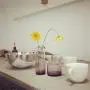 Chic European Natural Glass Storage Jar Bottle Scandinavian Nordic Elegant Desk Storage Bottle Organizer Flower Container Decor,1 Chic European Natural Glass Storage Jar Bottle Scandinavian Nordic Elegant Desk Storage Bottle Organizer Flower Container Decor,1