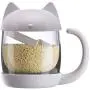 AODEW Food Seasoning Glass Tea Caddy Glass Jam Jar Storage Tank Glass Jar 2Pcs AODEW Food Seasoning Glass Tea Caddy Glass Jam Jar Storage Tank Glass Jar 2Pcs