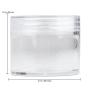Beauticom 60 Grams/60 ML (2 Oz) Round Clear Leak Proof Plastic Container Jars with Clear Lids for Travel Storage Makeup Cosmetic Lotion Scrubs Creams Oils Salves Ointments (3 Jars)