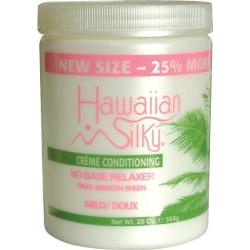 Hawaiian Silky 30008 no base relaxer, mild, White, 20 Ounce