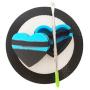 SZBS A Set Silicone Container Round Mat 17ml Heart-shape Container Wax Oil Container Concentrate Storage Container Wax Silicone Jar With a Metal Rod (Black, 1)