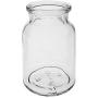 Viva Haushaltswaren # 36716 # 12 Round Spice Jars 150ml Bottle Cap Clear Jar Spice Rack with 24 Spice Jars Spice Labels, 6.1 x 6.1 x 11 cm