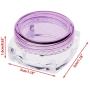 Milue 10Pcs Small Transparent Cream Bottle 5g Cosmetic Box Makeup Jar Eyeshadow Case