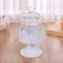WAOving Christmas Glass Jar Candy Sugar Storage Bottle Wedding Gift Hollow Home Decor
