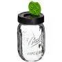 Ball Genuine 16 oz Mason Jar with Closable Shaker Lid Dispenser - for Herbs, Spices, Grated Cheese, Sprinkles, Nuts, etc! Includes Bonus Measurement Magnet