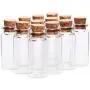 2Pcs 2250MM 10ML Glass Bottles Wishing Floating Bottle Empty Sample Storage Jars with Cork Stoppers - Transparent 2Pcs 2250MM 10ML Glass Bottles Wishing Floating Bottle Empty Sample Storage Jars with Cork Stoppers - Transparent
