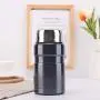 Thermos Stainless Food Flask 710ml,Leakproof Vacuum Food Containers Lunch Box With Folding Spoon (Color : Blue) Thermos Stainless Food Flask 710ml,Leakproof Vacuum Food Containers Lunch Box With Folding Spoon (Color : Blue)