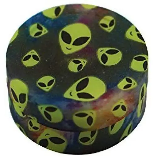 X-Value Dab Container Silicone Wax Jar 22ml Colorful Alien Design 5PCS Non-stick Storage Jar Multi Use X-Value Dab Container Silicone Wax Jar 22ml Colorful Alien Design 5PCS Non-stick Storage Jar Multi Use