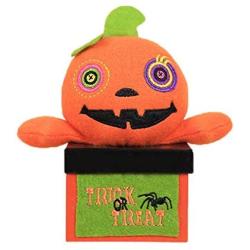 Transer Halloween Candy Box, Happy Halloween Vampire Pumpkin Party Favors Sweets Gift Storage Case (C)