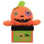 Transer Halloween Candy Box, Happy Halloween Vampire Pumpkin Party Favors Sweets Gift Storage Case (C)