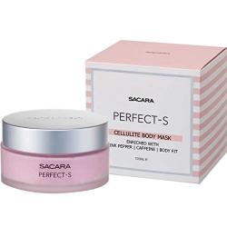 Sacara Perfect-S Cellulite Mask - Womens Cellulite Cream - Legs, Tummy and Booty Cellulite Treatment Cream with Hyaluronic Acid and Pink Peppercorns