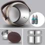 Food Flask Insulated 304 Stainless Steel Food Jar with Spoon Storage Bag and Multi-Purpose for Food 2.0 L Lunch Box,Rosegold