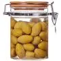 Bocal en Verre Transparent WANGLX 750ml avec Couvercle en Bambou et Anneau en Silicone – Récipient de Rangement Cuisine pour Céréales, Alimentation, Durable et Hermétique Bocal en Verre Transparent WANGLX 750ml avec Couvercle en Bambou et Anneau en Silicone – Récipient de Rangement Cuisine pour Céréales, Alimentation, Durable et Hermétique