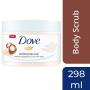Dove Exfoliating Body Polish Body Scrub To Help Revive Dry, Dull Skin Macadamia & Rice Milk Polishes and Nourishes Your Skin 10.5 oz