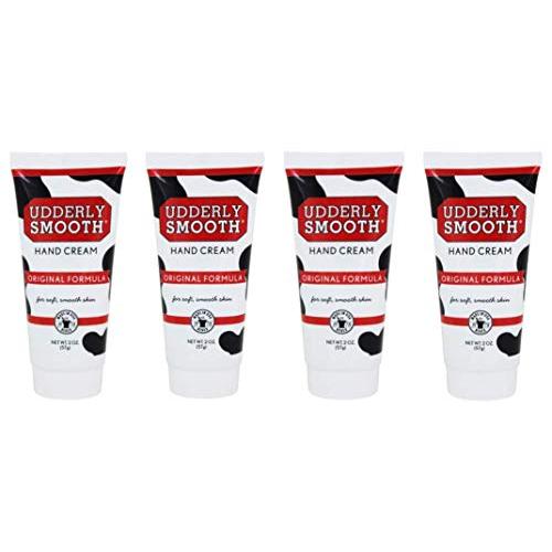 Udderly Smooth Hand Cream, 2 Oz Travel Size, Pack of 4