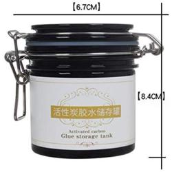 YWILLINK Activated Sealed Storage Tank Jar Container with Seal Buckle for Eyelash Extension Glue