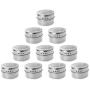 TOPBATHY 10 Pcs Magnetic Spice Tins,pice Storage Tins,Condiment Jar Set,Lid with Sift (Brightness)