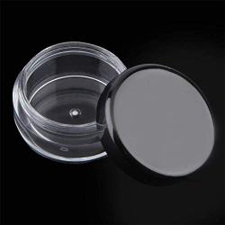 Pack of 10 Cosmetic Empty Jar Pot Eyeshadow Makeup Face Cream Container