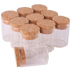 24Pcs 15Ml Size 3040Mm Test Tube With Cork Stopper Spice Bottles Container Jars Vials Diy Craft