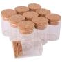 24Pcs 15Ml Size 3040Mm Test Tube With Cork Stopper Spice Bottles Container Jars Vials Diy Craft