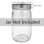 8pcs Pack 304 Stainless Steel Wide Mouth Mason Jar Lids Storage Caps, Rust-proof and Leak-proof, Compatible with Ball & Kerr Mason Jars 8pcs Pack 304 Stainless Steel Wide Mouth Mason Jar Lids Storage Caps, Rust-proof and Leak-proof, Compatible with Ball & Kerr Mason Jars
