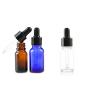 6 Pcs 30ML 1OZ Blue Glass Dropper Bottle Essential Oil Dispenser Container Aromatherapy Massage Oil Sample Vial with Black Lid and Internal Pipette Storage Bottle