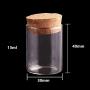 | Storage Bottles & Jars | Dia 30mm: 15ml 25ml 30ml 35ml 40ml 50ml 60mlTransparent Glass Test Tube Vials Terrarium with Cork Stopper Glass Container 24pcs | by HUDITOOLS | 1 PCs