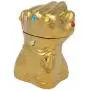 Bouteille à Biscuits Marvel Avengers Gauntlet de l'Infini - Or avec Accents des Pierres d'Infinité - Céramique - 23 cm de Hauteur