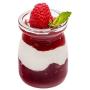 3.5-OZ Glass Jars for Yogurt, Milk, Parfait, and Pudding: Perfect for Bakeries, Buffets, Breakfast Bars, and Restaurants - Yogurt Maker Glass Replacement Jar with Plastic Cap - 100-CT - Restaurantware