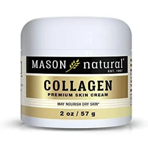 Mason Natürliches Kollagen-Schönheitscremepack, Pfundduft, 3er-Pack, 2 oz Jar, 100 % reines Kollagen-Anti-Aging-Feuchtigkeitscreme, fördert Elastizität und Festigkeit der Haut